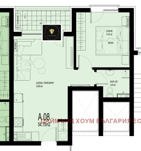 Till salu  1 sovrum Plovdiv , Hristo Smirnenski , 71 kvm | 26469444 - bild [2]