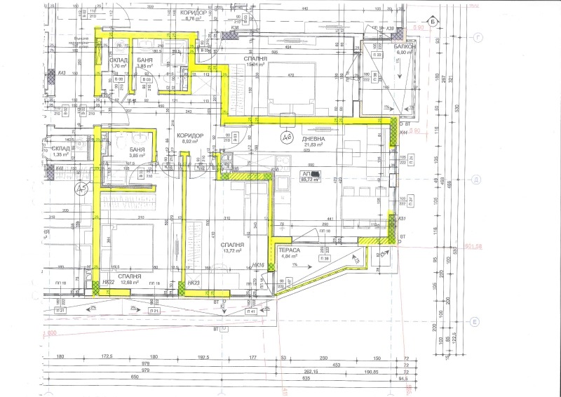 Продава  3-стаен град София , Левски В , 98 кв.м | 61974766