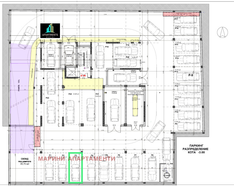 Продава ГАРАЖ, ПАРКОМЯСТО, гр. Велико Търново, Картала, снимка 2 - Гаражи и паркоместа - 53198307