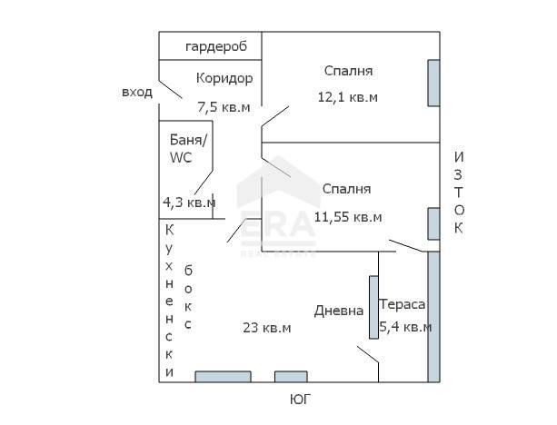 Продава 3-СТАЕН, гр. Варна, Трошево, снимка 15 - Апартаменти - 54536345