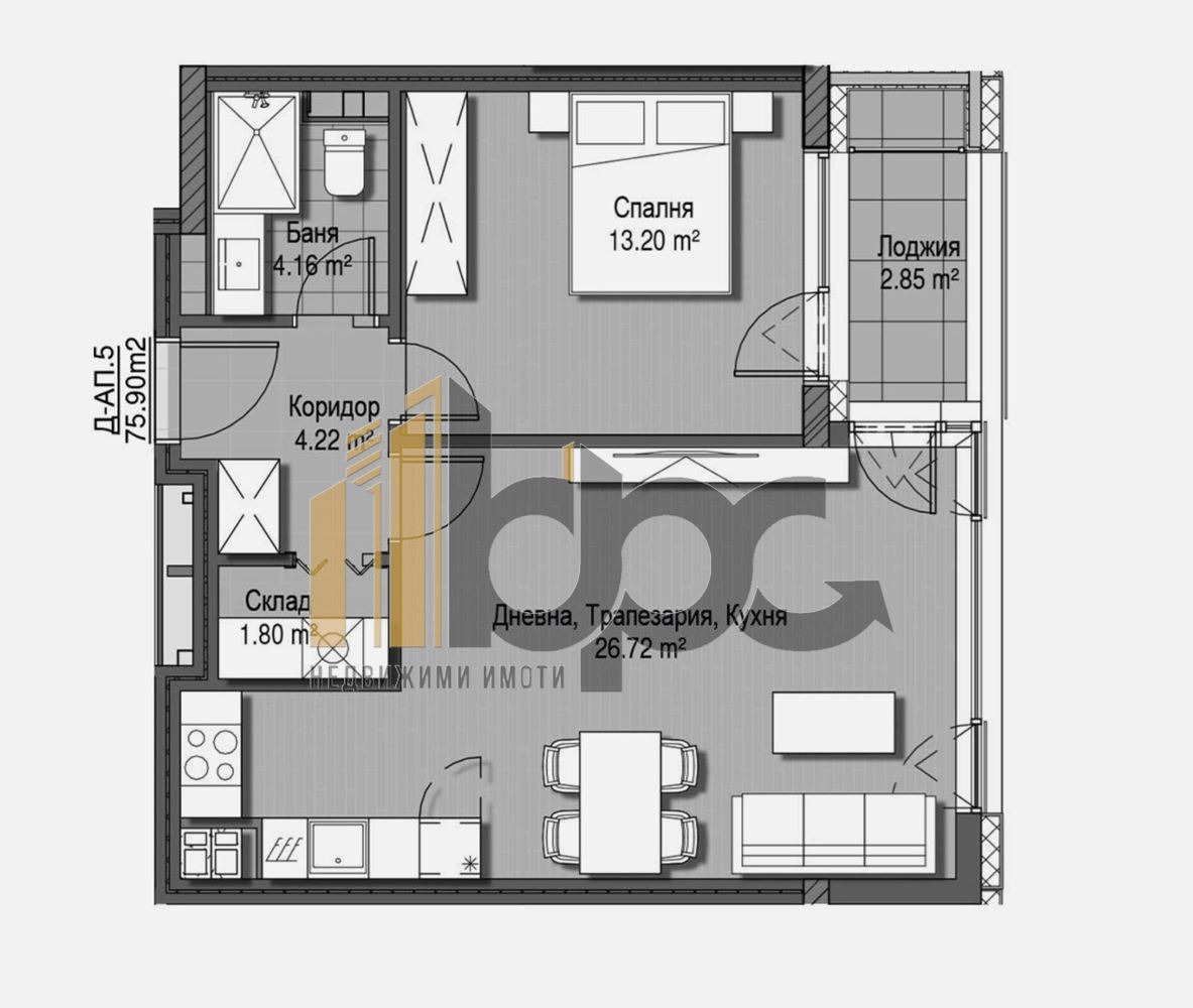 Продава 2-СТАЕН, гр. София, Витоша, снимка 2 - Апартаменти - 53074090