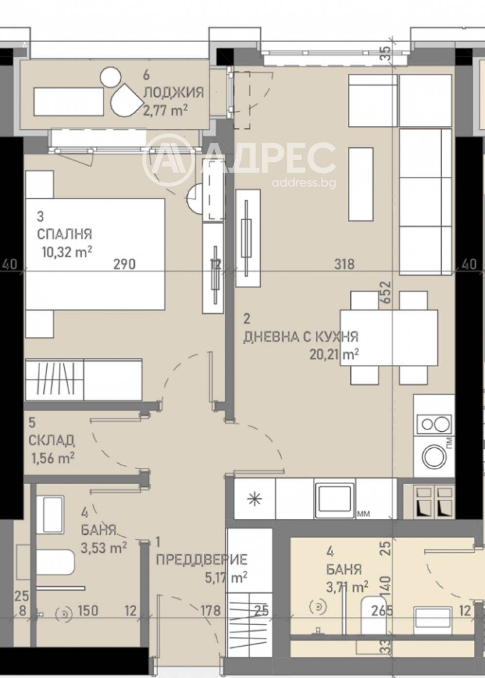 Продава 2-СТАЕН, гр. София, Банишора, снимка 3 - Апартаменти - 53869156