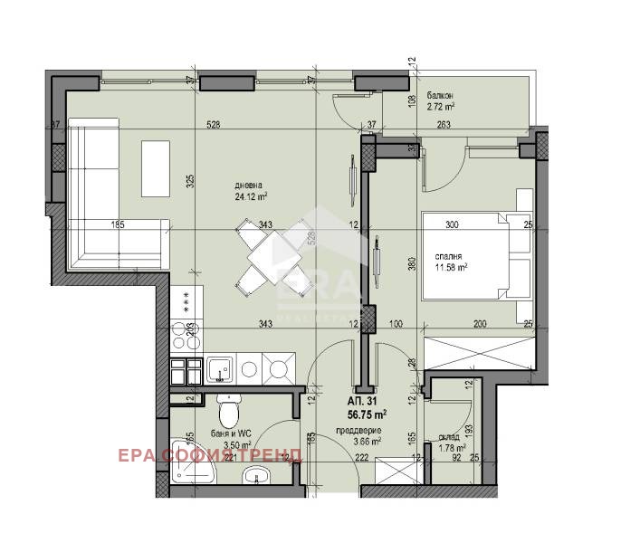 Продава 2-СТАЕН, гр. София, Люлин 9, снимка 5 - Апартаменти - 54327522