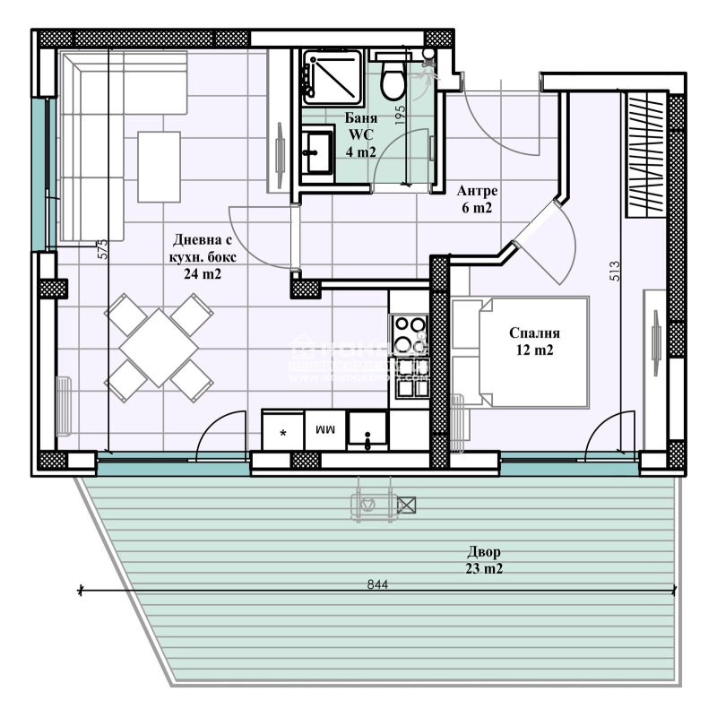 Eladó  1 hálószoba Plovdiv , Vastanicseski , 88 négyzetméter | 83949097 - kép [8]