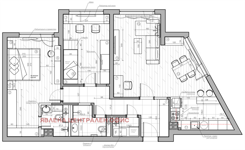 In vendita  2 camere da letto Sofia , Mladost 1 , 126 mq | 28115912 - Immagine [17]