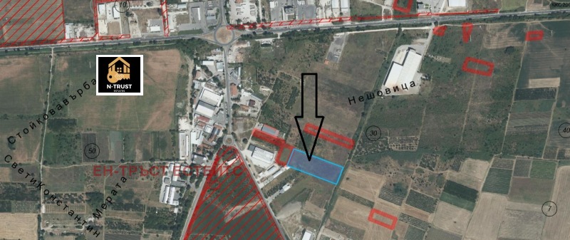 Продава ПАРЦЕЛ в област Пловдив, с. Браниполе - 12349 кв.м / При запитване, ЕН-ТРЪСТ ЕСТЕЙТС