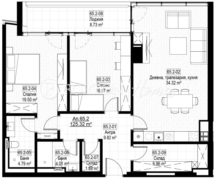 Продава 3-СТАЕН, гр. София, Младост 3, снимка 12 - Апартаменти - 53606285