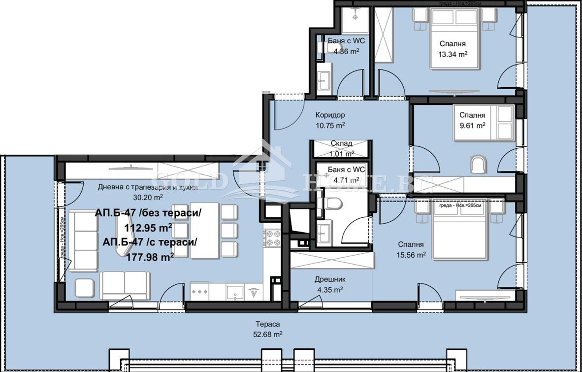 Продава 4-СТАЕН, гр. Пловдив, Христо Смирненски, снимка 3 - Апартаменти - 53707734