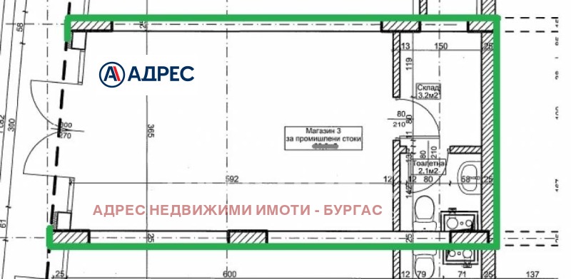 Продава МАГАЗИН, гр. Бургас, област Бургас, снимка 1 - Магазини - 47617484