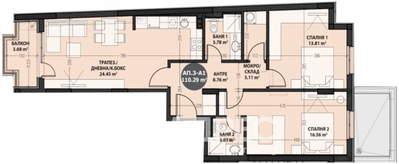 Продава 2-СТАЕН, гр. София, Витоша, снимка 3 - Aпартаменти - 49135593