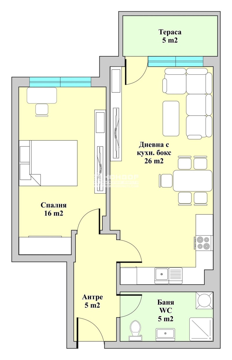 Продава 2-СТАЕН, гр. Пловдив, Въстанически, снимка 3 - Апартаменти - 52881632