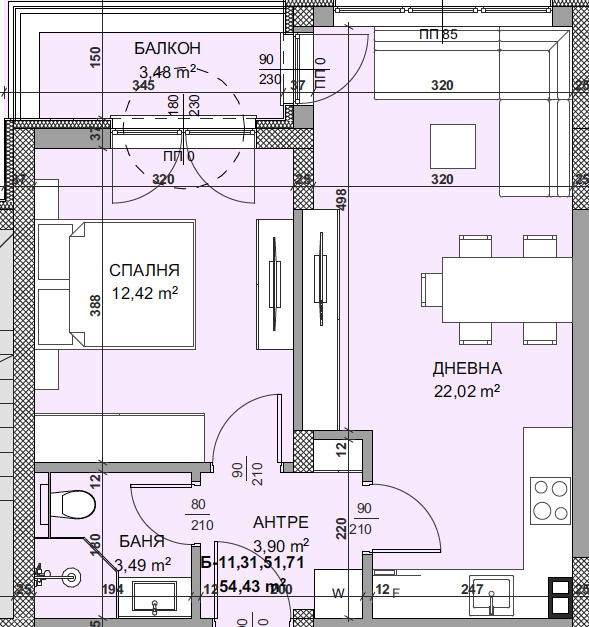 Продава 2-СТАЕН, гр. Варна, Владислав Варненчик 1, снимка 2 - Апартаменти - 54060607