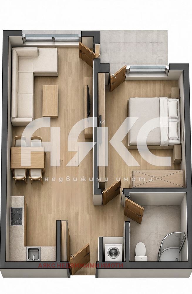 Продава 2-СТАЕН, гр. София, Малинова долина, снимка 3 - Апартаменти - 54353179