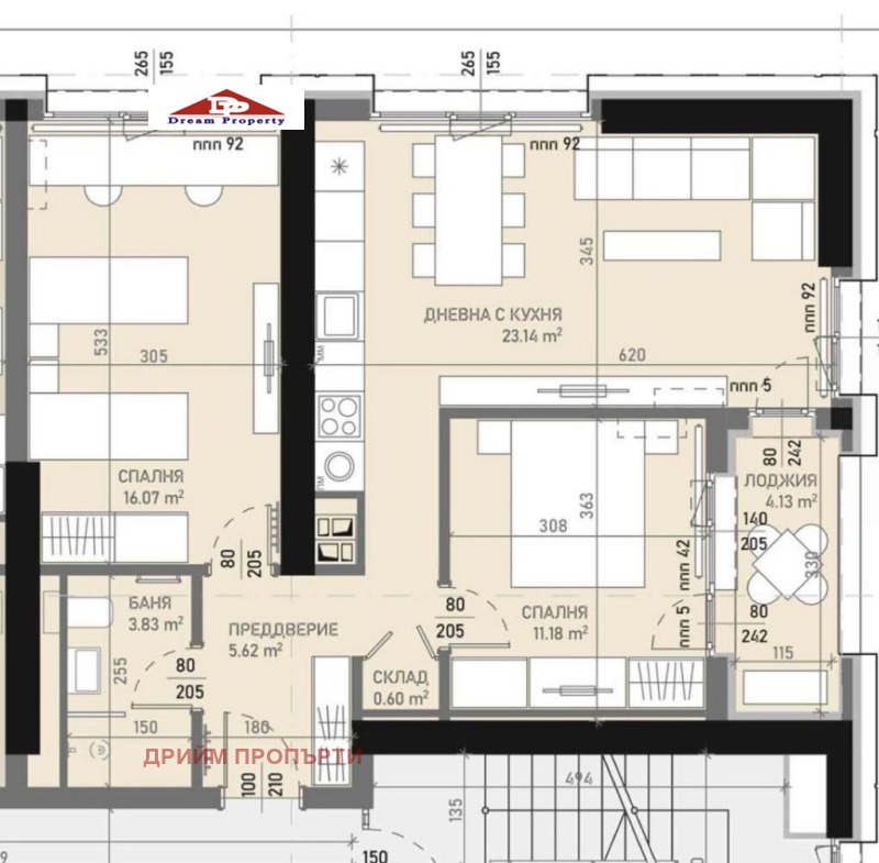 Satılık  2 yatak odası Sofia , Banişora , 95 metrekare | 13776753 - görüntü [4]