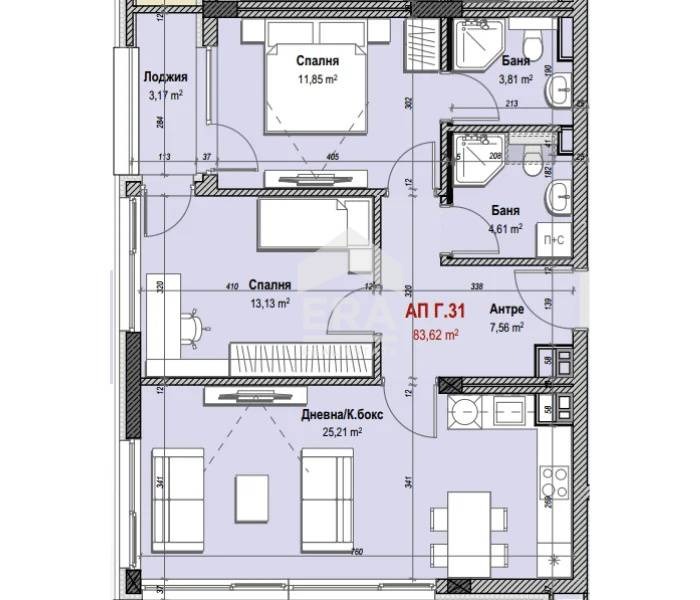Zu verkaufen  2 Schlafzimmer Sofia , Mladost 3 , 110 qm | 22420284 - Bild [3]
