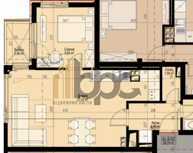 Продава 2-СТАЕН, гр. София, Манастирски ливади, снимка 7 - Апартаменти - 53121978