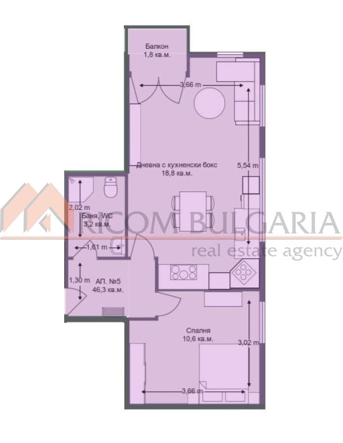 Продава 2-СТАЕН, гр. Варна, Виница, снимка 14 - Апартаменти - 53856401