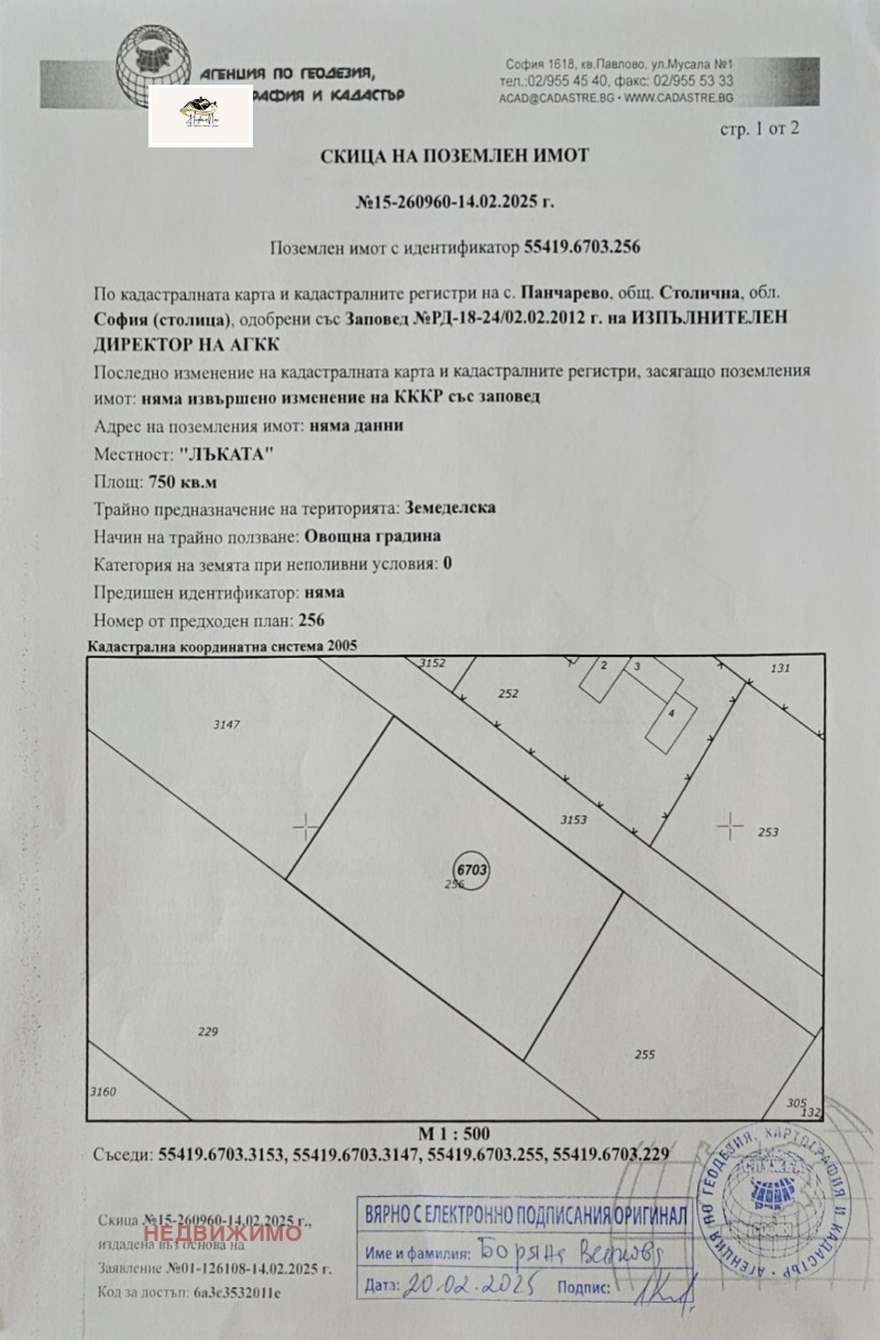 Продава  Парцел град София , с. Панчарево , 750 кв.м | 67199808 - изображение [6]
