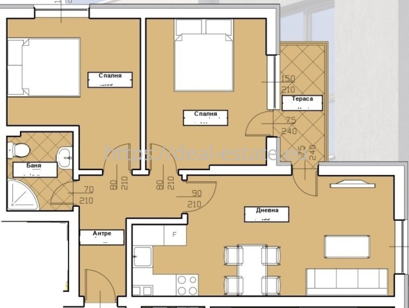 Продава  2-стаен град Благоевград , Освобождение , 81 кв.м | 64104129 - изображение [5]