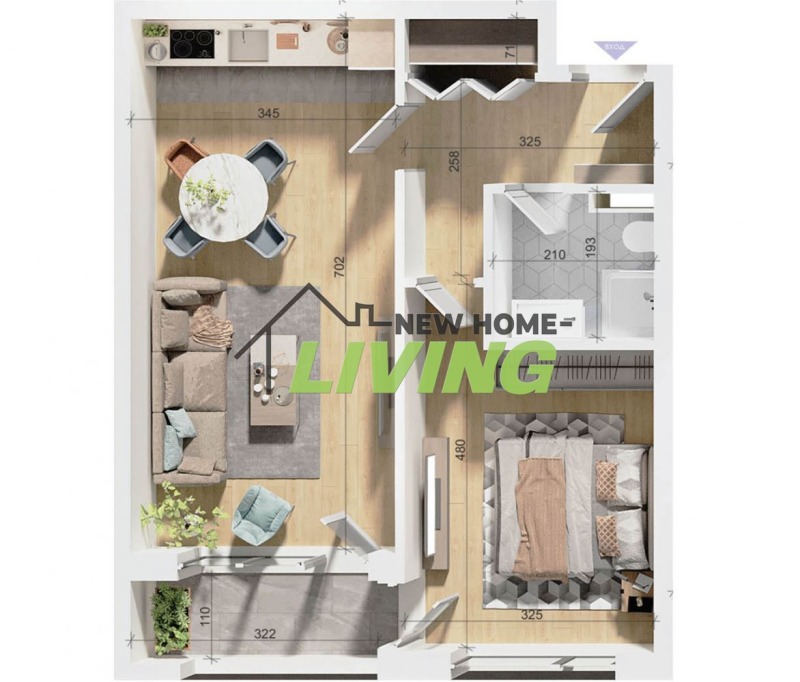 Продава 2-СТАЕН, гр. Пловдив, Тракия, снимка 11 - Апартаменти - 53340139