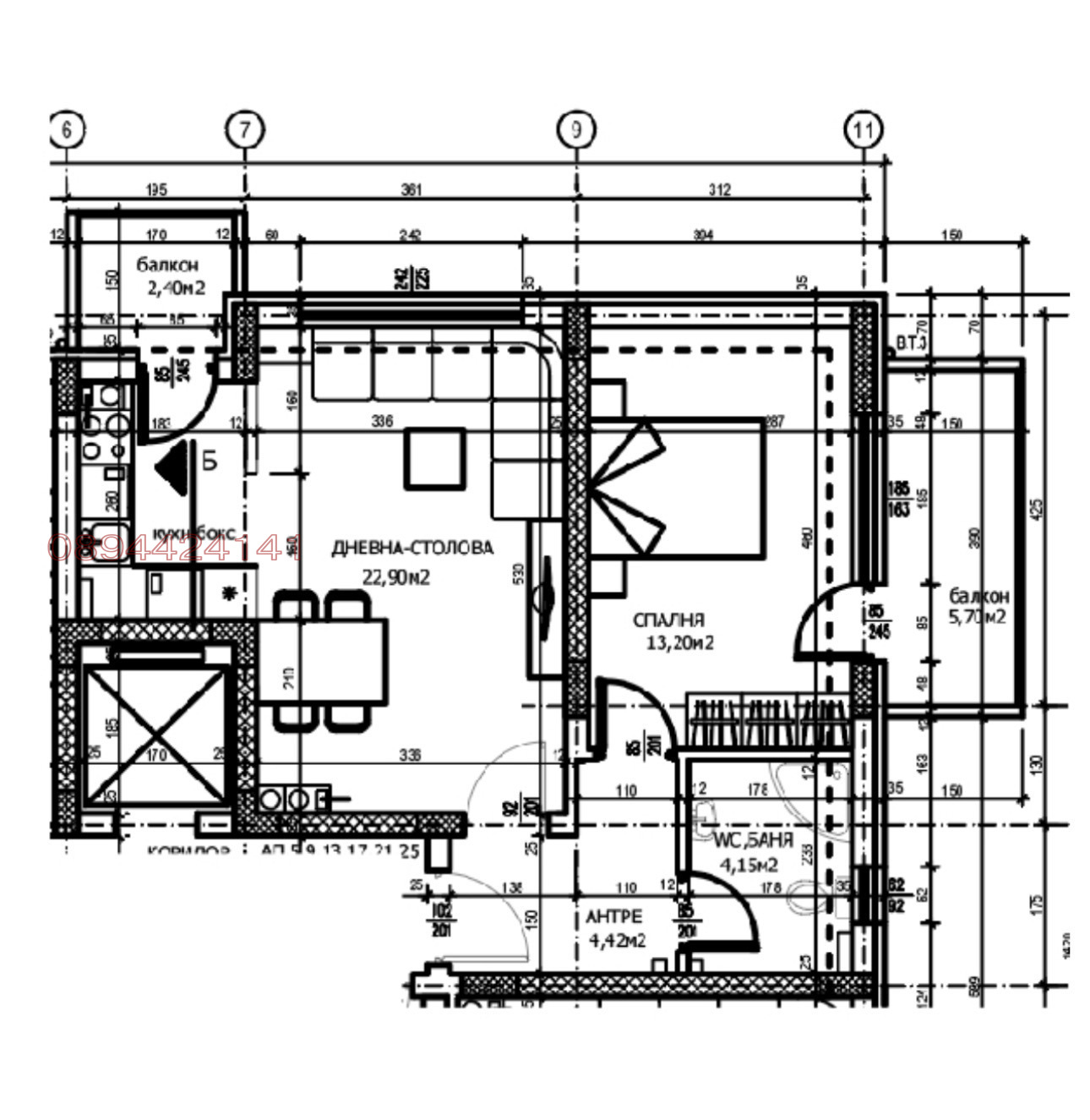 Продава 2-СТАЕН, гр. Пловдив, Тракия, снимка 14 - Апартаменти - 54999354