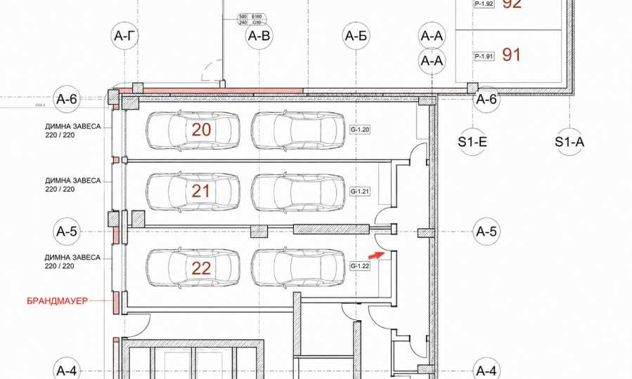 Продава ГАРАЖ, ПАРКОМЯСТО, гр. Бургас, Славейков, снимка 3 - Гаражи и паркоместа - 55570390