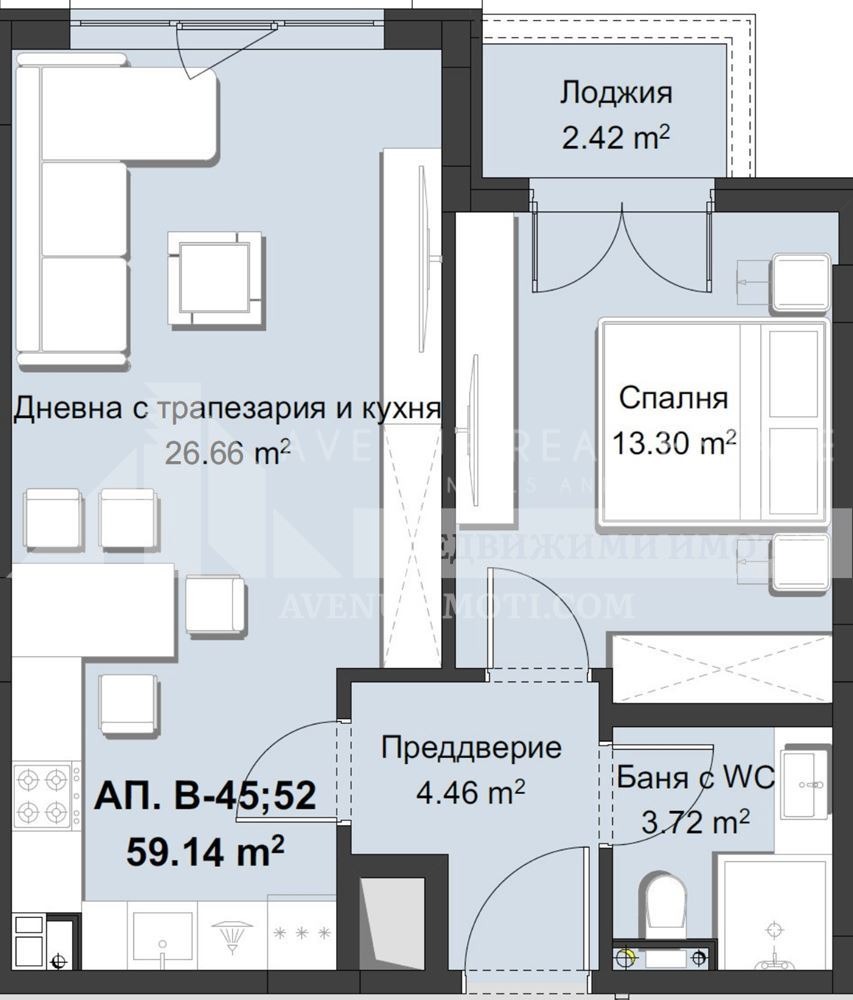 Продава 2-СТАЕН, гр. Пловдив, Христо Смирненски, снимка 2 - Апартаменти - 54687642