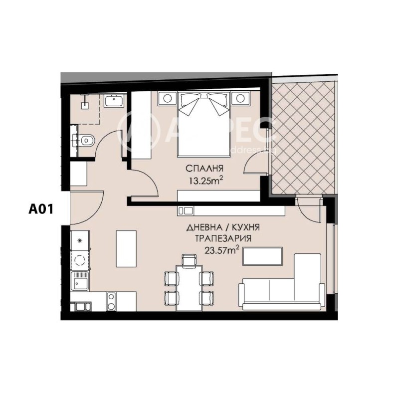 Te koop  1 slaapkamer Sofia , Ljulin 9 , 130 m² | 18519547 - afbeelding [2]