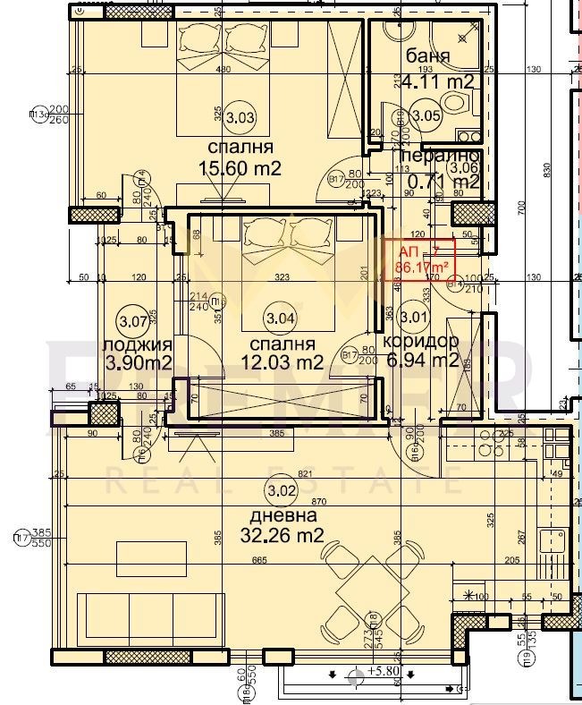 Satılık  2 yatak odası Varna , Briz , 103 metrekare | 55182533 - görüntü [12]