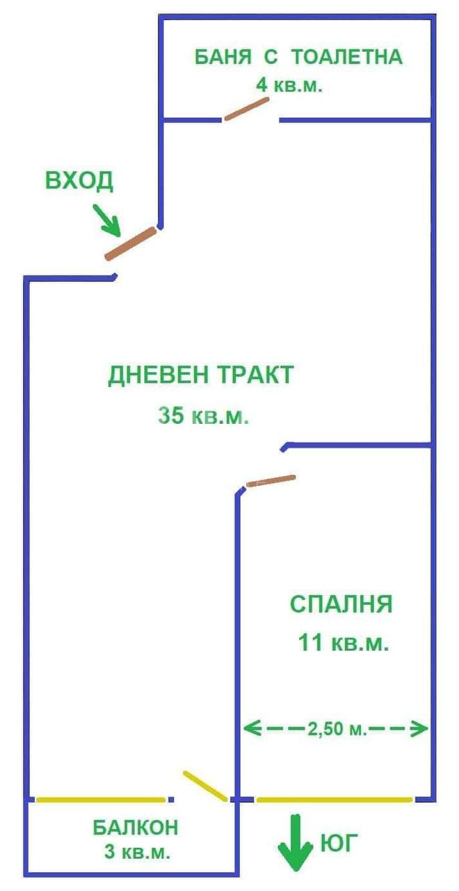 Продава 1-СТАЕН, гр. Варна, Център, снимка 5 - Aпартаменти - 47684535