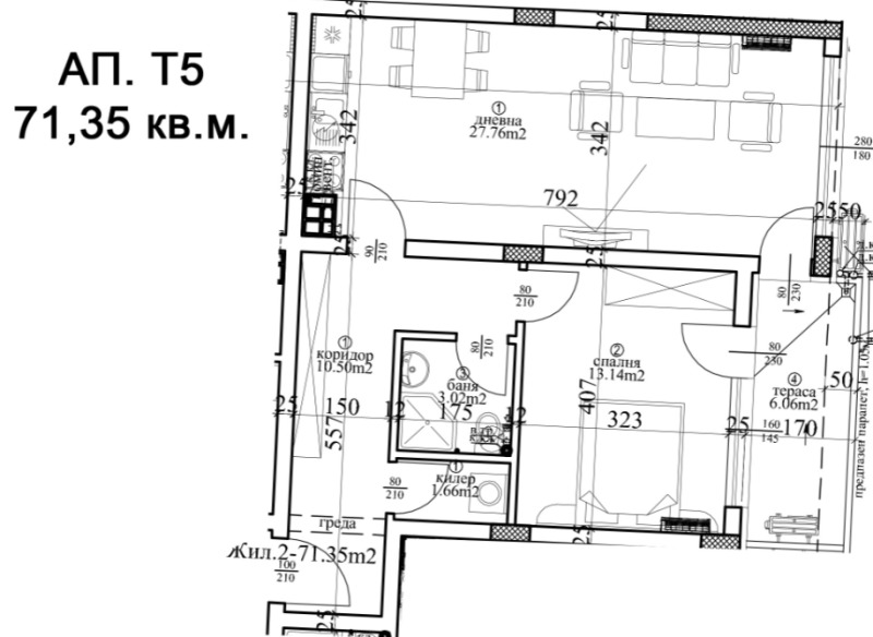 Te koop  1 slaapkamer Varna , Tsentralna poshta , 83 m² | 13601790 - afbeelding [2]