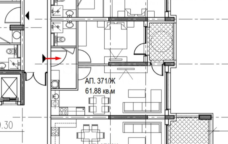 Продава 2-СТАЕН, гр. София, Обеля 1, снимка 2 - Апартаменти - 53154238
