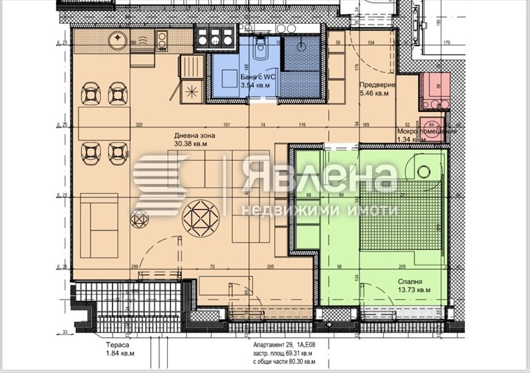 Продава 2-СТАЕН, гр. София, Манастирски ливади, снимка 13 - Aпартаменти - 47670039