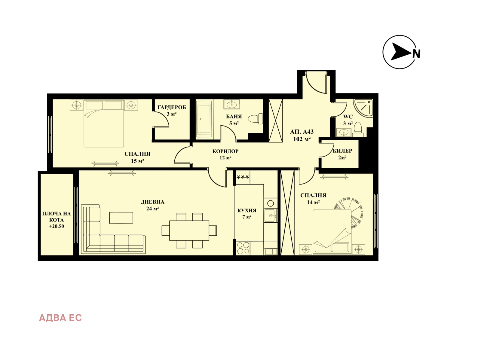 Продава 3-СТАЕН, гр. София, Люлин 5, снимка 2 - Апартаменти - 53787087