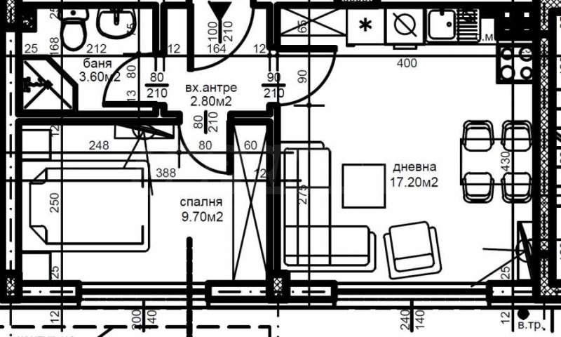 Продава  2-стаен град Пловдив , Христо Смирненски , 47 кв.м | 94105836 - изображение [6]