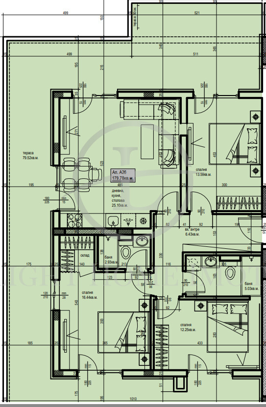 In vendita  3 camere da letto Plovdiv , Hristo Smirnenski , 207 mq | 57648996 - Immagine [5]