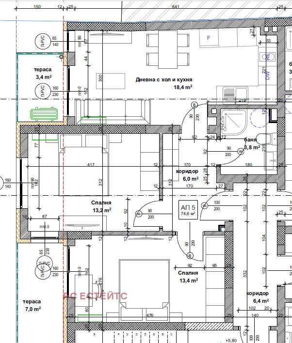 Продава  3-стаен град София , Център , 90 кв.м | 54602195 - изображение [8]