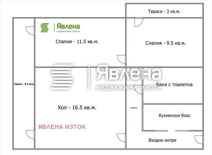 Продава 3-СТАЕН, гр. София, Толстой, снимка 12 - Апартаменти - 55304788