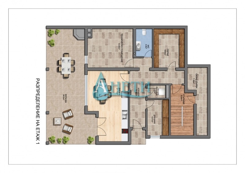 Продава КЪЩА, с. Панчарево, област София-град, снимка 11 - Къщи - 41929658