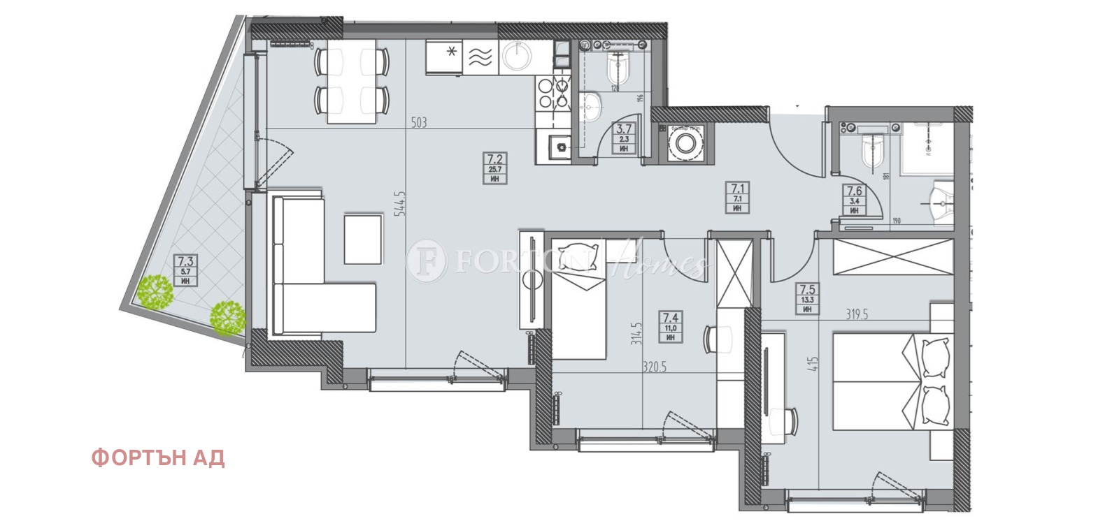Продава 3-СТАЕН, гр. София, Кръстова вада, снимка 3 - Апартаменти - 54039997