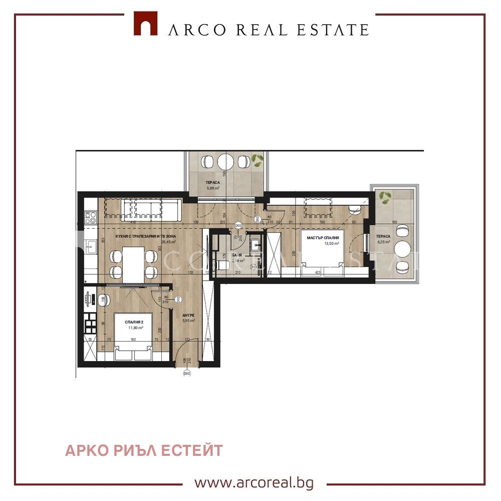 Продава 3-СТАЕН, гр. София, Модерно предградие, снимка 2 - Апартаменти - 54054620