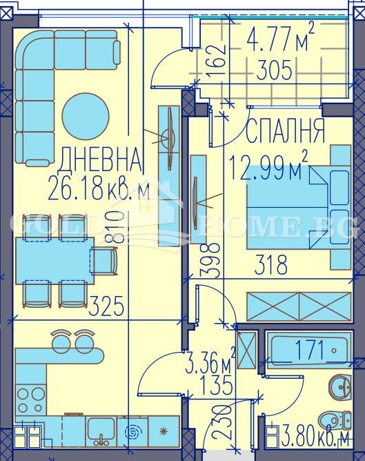 Продава 2-СТАЕН, гр. Пловдив, Каменица 2, снимка 2 - Aпартаменти - 48112257