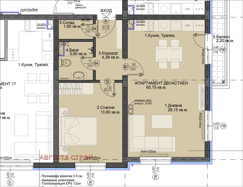 Na prodej  2 ložnice Sofia , Ljulin 5 , 76 m2 | 38625613 - obraz [2]