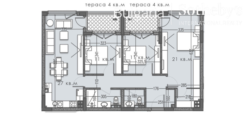 Продается  3 спальни София , Кръстова вада , 139 кв.м | 86701243 - изображение [6]