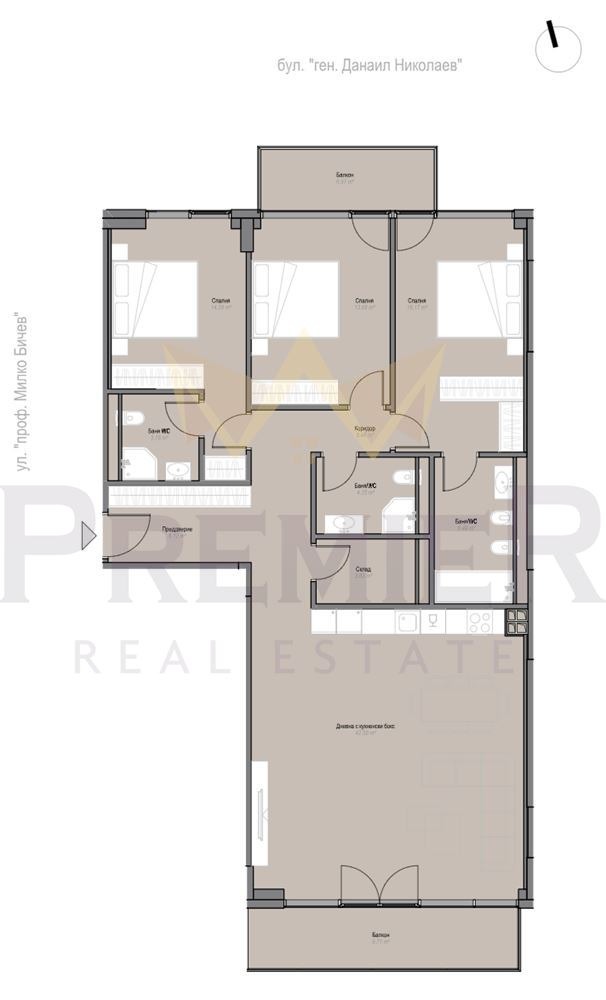 Продава 4-СТАЕН, гр. София, Оборище, снимка 2 - Апартаменти - 53030921