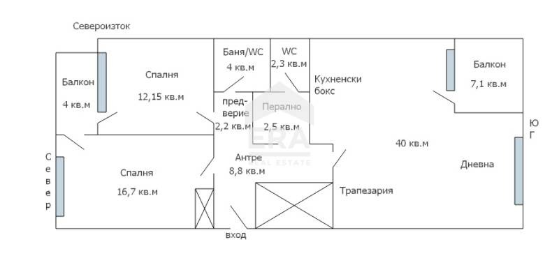 Продава 3-СТАЕН, гр. Варна, Бриз, снимка 13 - Aпартаменти - 46661346