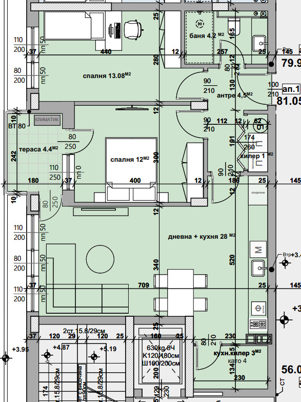 For Sale  2 bedroom Stara Zagora , Kazanski , 95 sq.m | 30173799 - image [2]