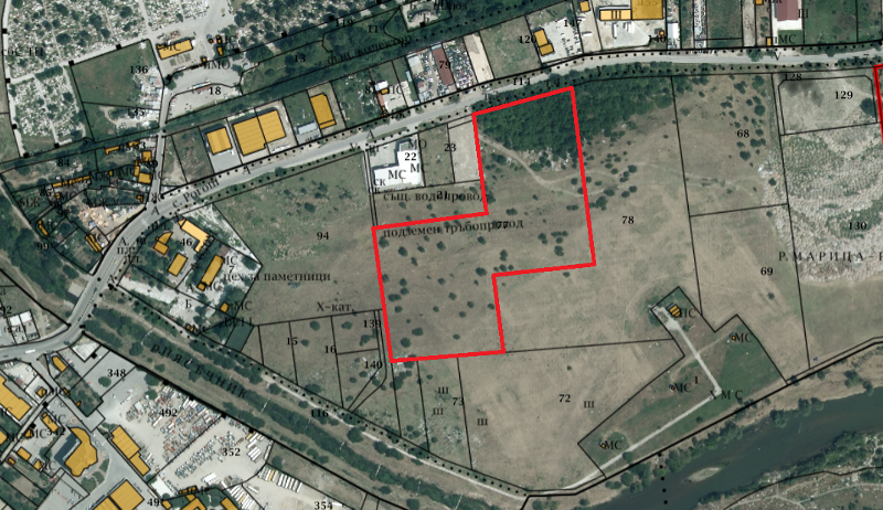 Продава ПАРЦЕЛ, гр. Пловдив, Индустриална зона - Север, снимка 2 - Парцели - 52779168