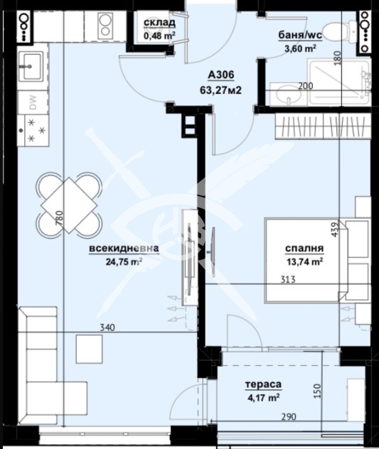 Продава 2-СТАЕН, гр. Бургас, Изгрев, снимка 1 - Aпартаменти - 48115631