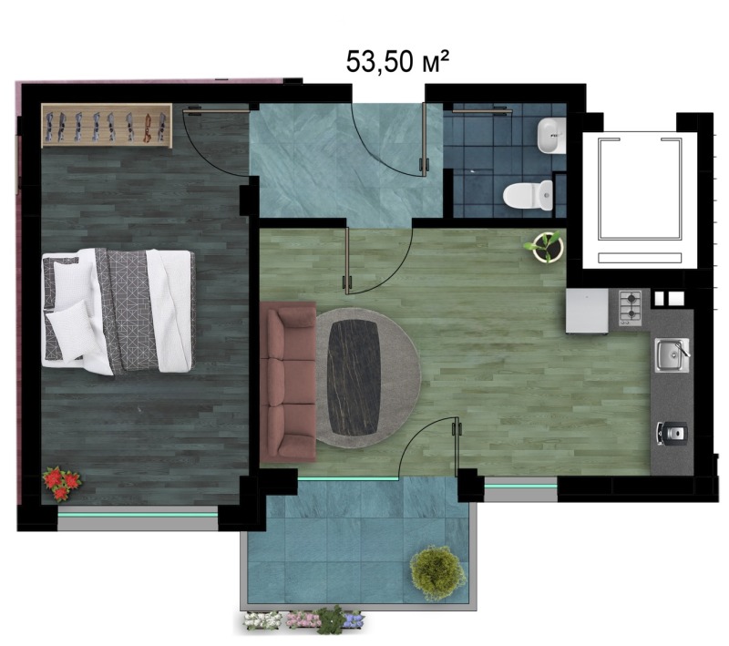 Продава 2-СТАЕН, гр. Пловдив, Христо Смирненски, снимка 2 - Aпартаменти - 49009435